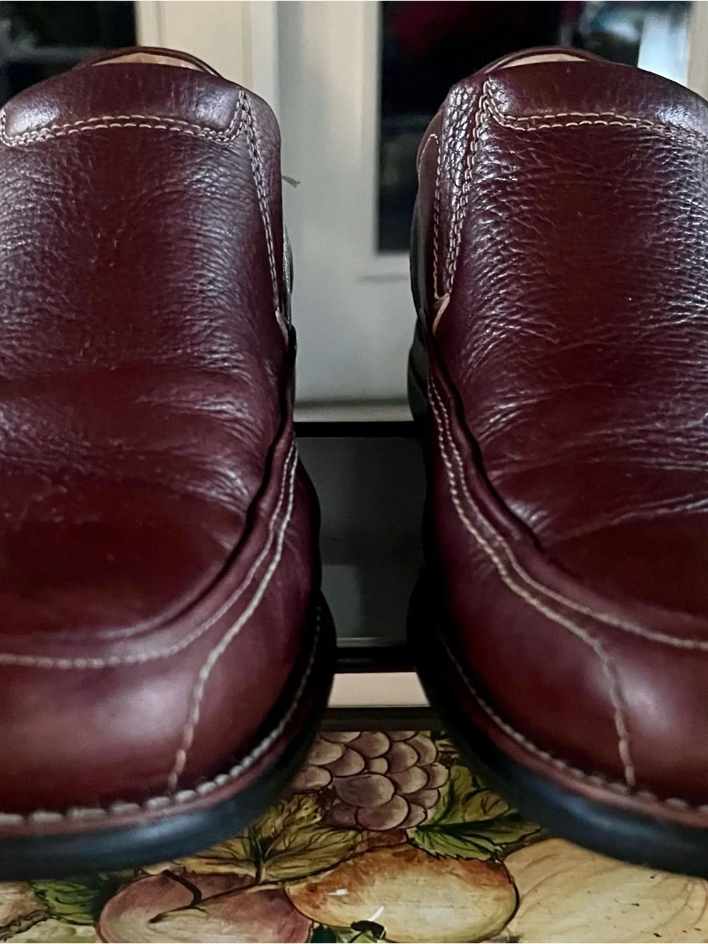 Johnston & Murphy Brown Leather Slip On Loafers